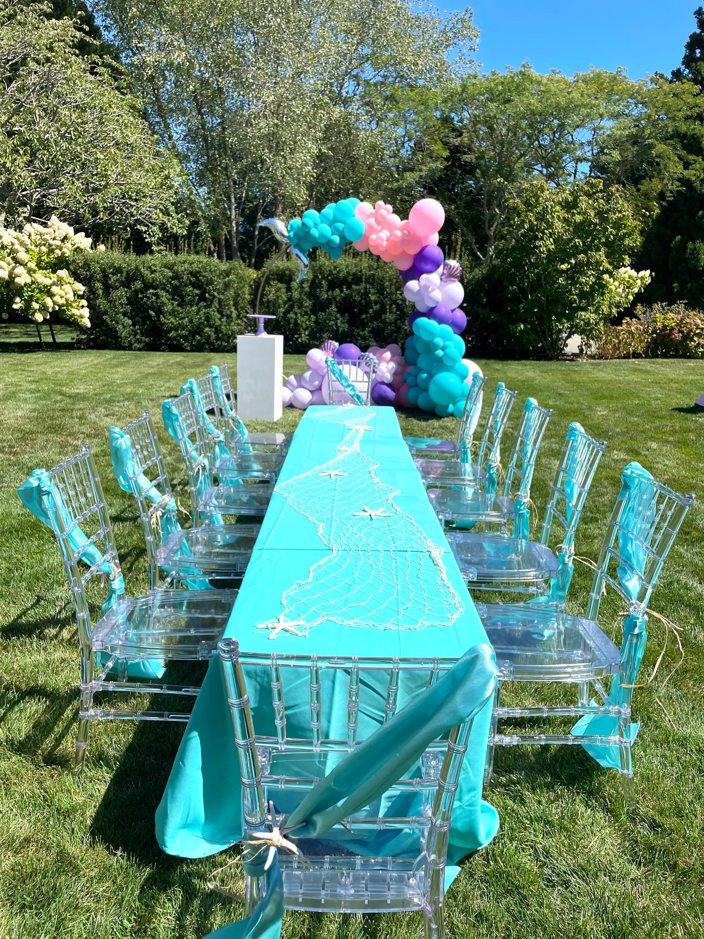 CLEAR CHIAVARI PACKAGE